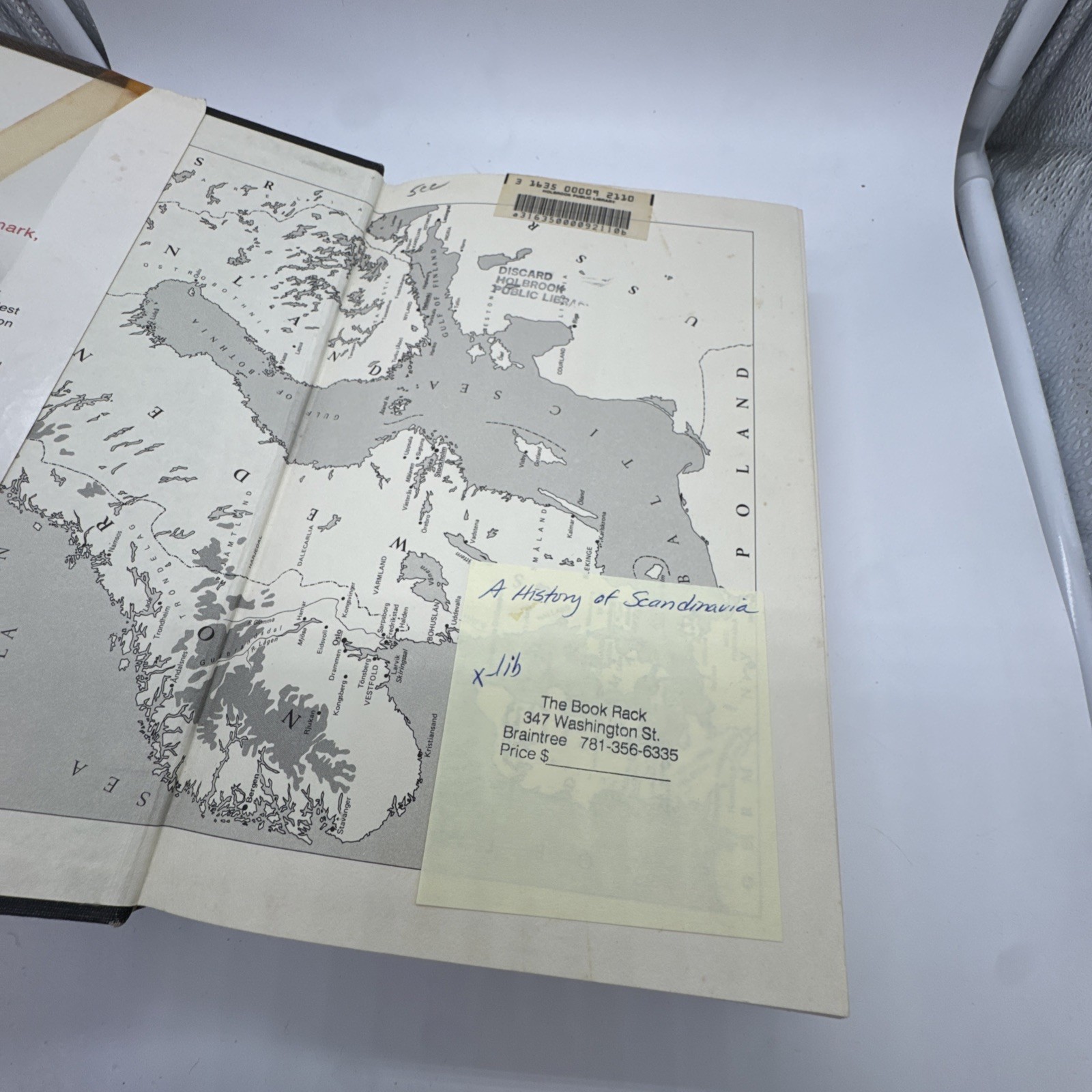 RARE! History of Scandinavia: Norway, Sweden, Denmark, Fin… by Derry 1979 HC