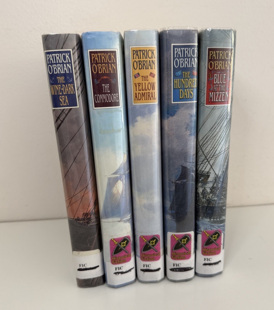 Patrick O’Brian Aubrey Maturin Hardcover Lot 5 Books 16 17 18 19 20 First US Ed