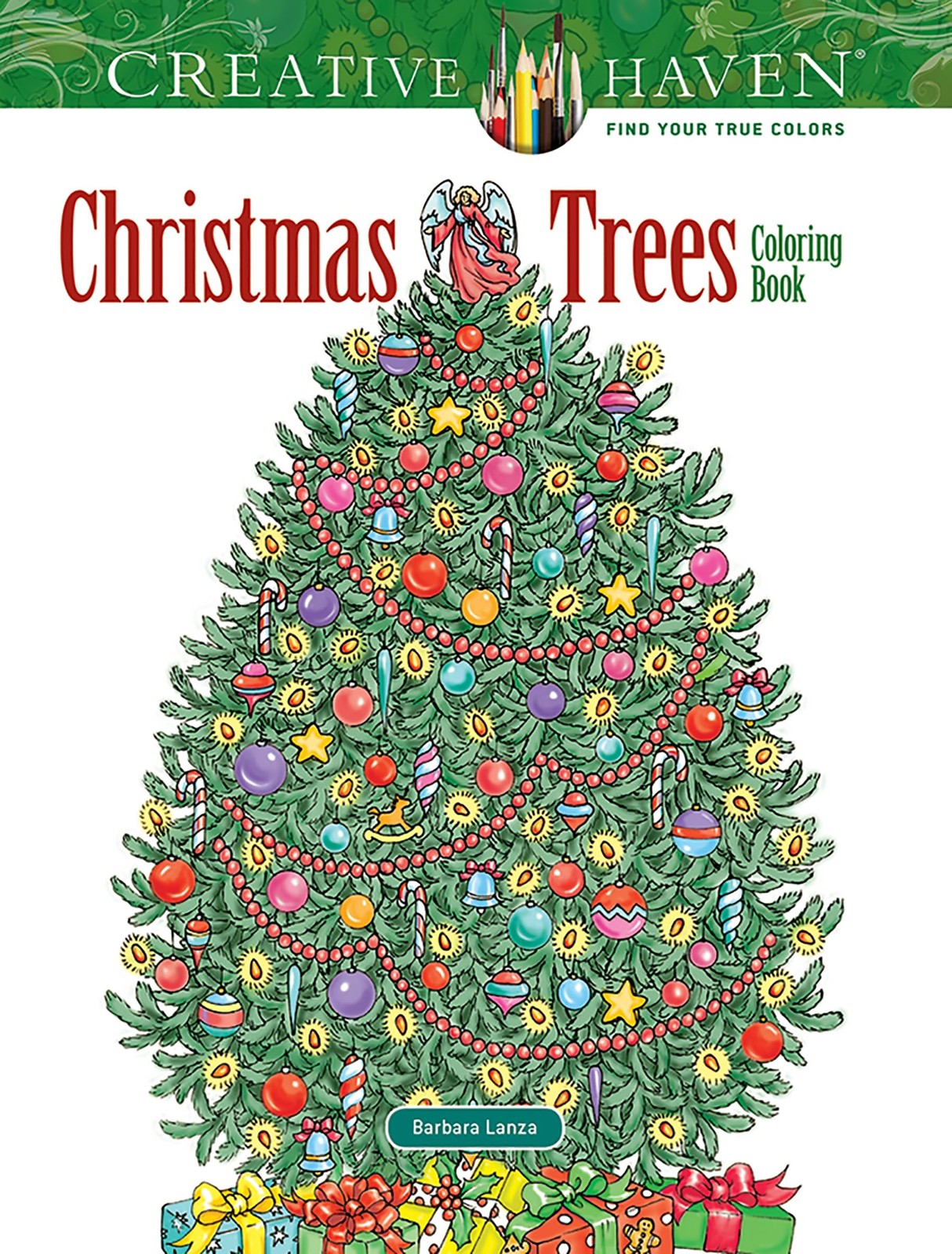 Creative Haven Christmas Trees Coloring Book (Adult Books:…