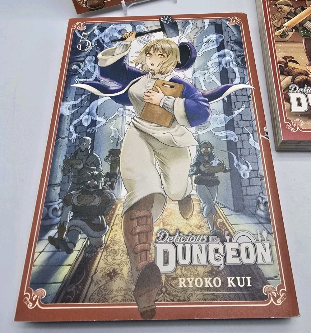 Yen Press DELICIOUS IN DUNGEON by Ryoko Kui Manga Book Lot Vol 1-7 1 2 3 4 5 6 7