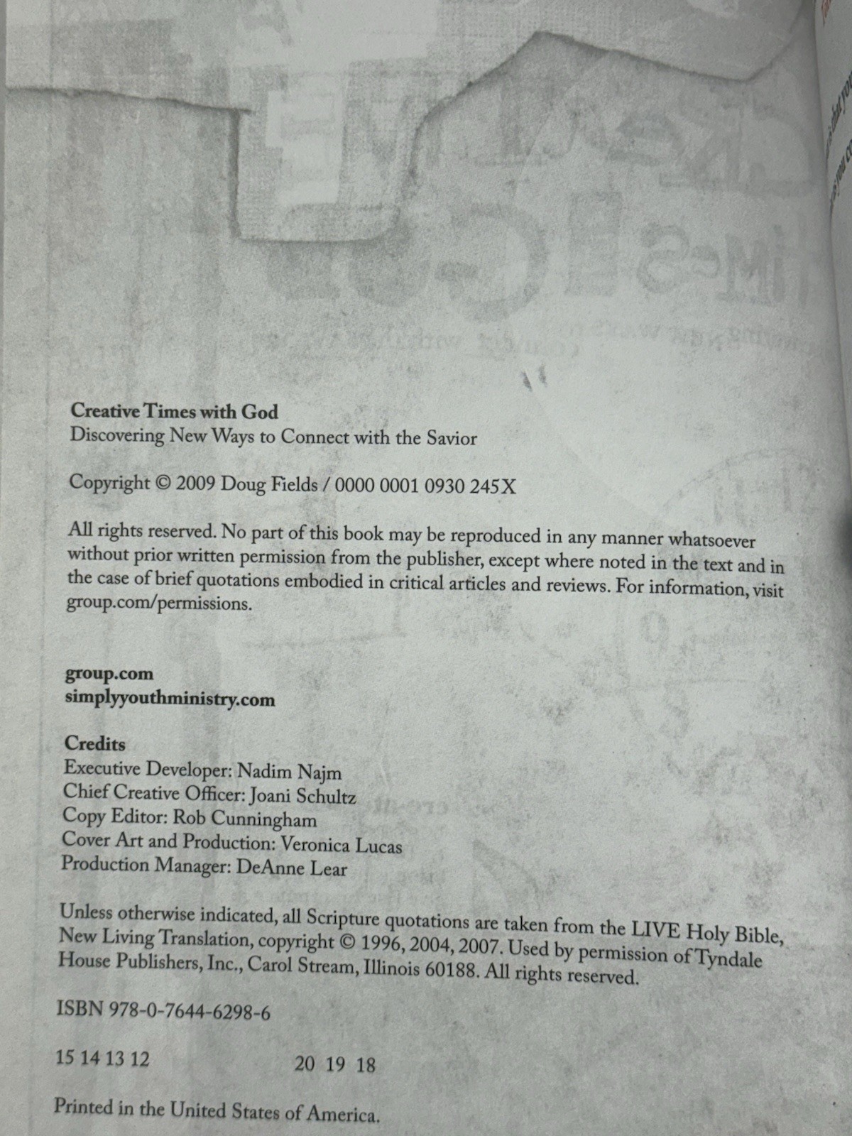 Creative Times With God: Discovering New Ways to Connect Doug Fields Paperback