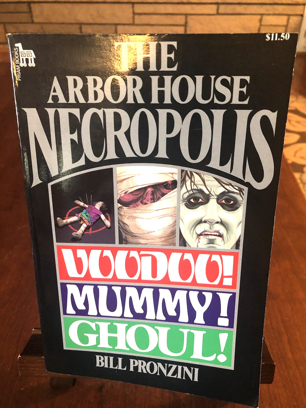 The Arbor House Necropolis by Bill Pronzini Voodoo! Mummy ! Ghoul! VG condition