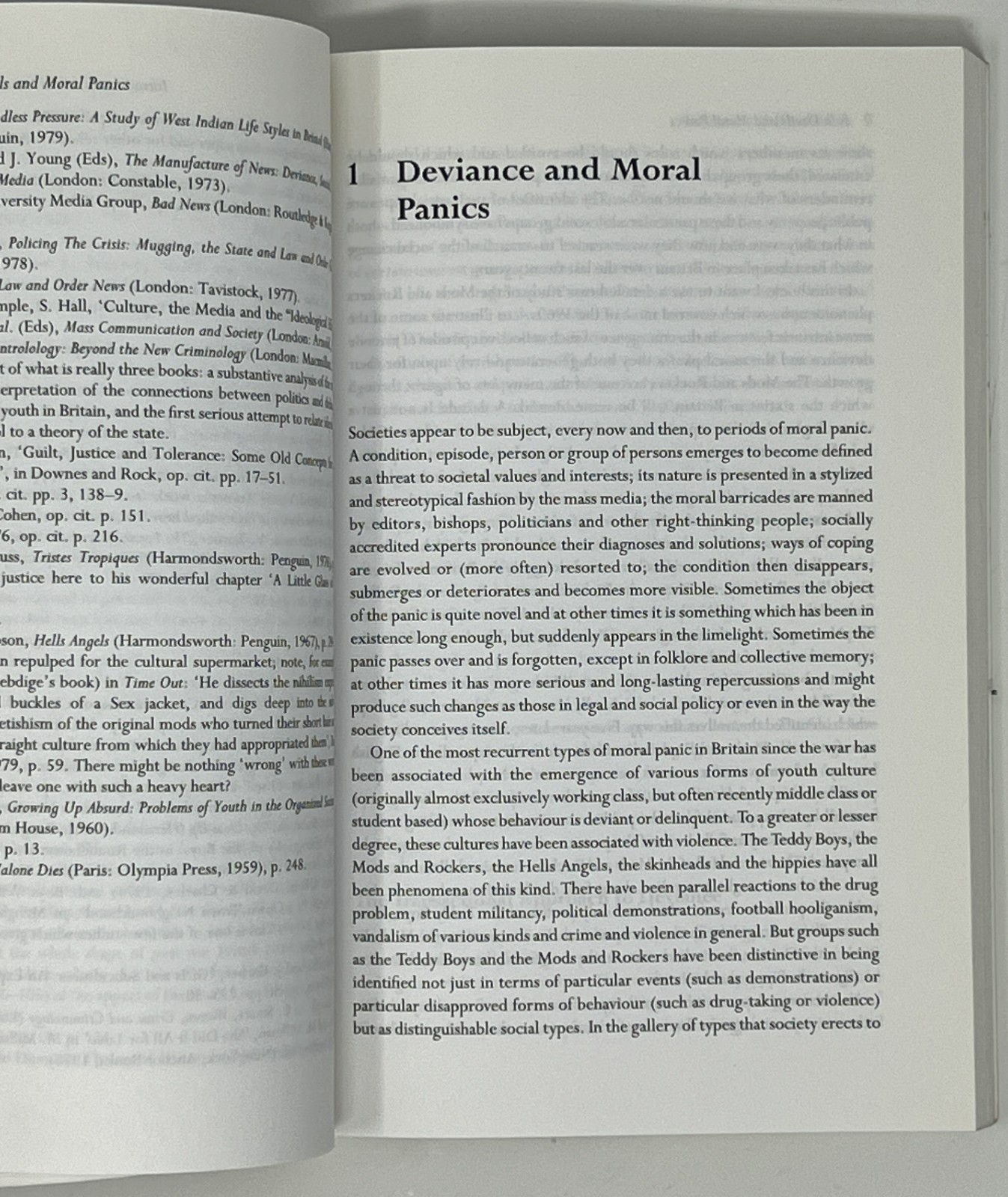 Folk Devils and Moral Panics: 3rd Ed. by Stanley Cohen – 2002 PB Pub. Routledge