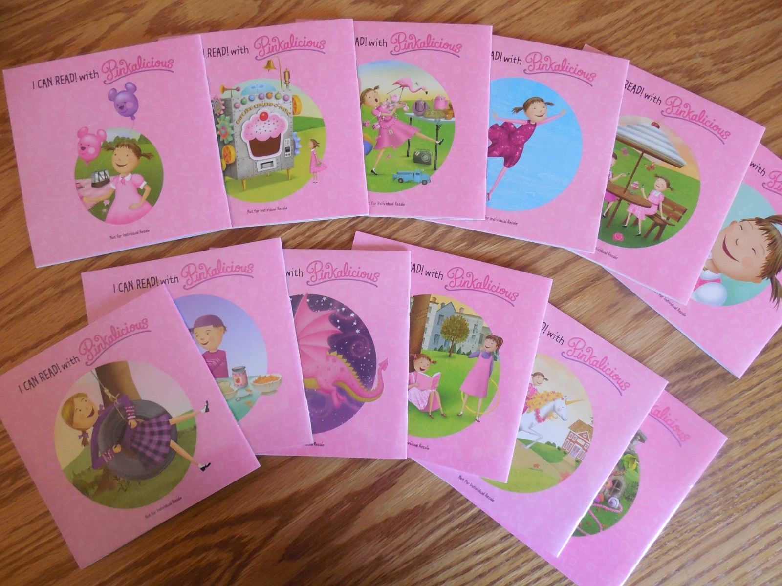 NEW I Can Read Phonics “Pinkalicious” 12-Book Box Set” Learn Short/Long Vowels