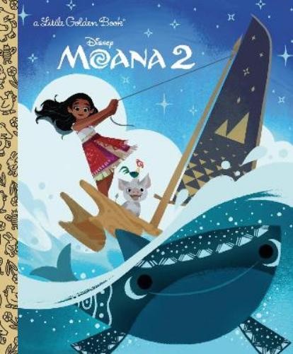 Paula Fuga Disney Moana 2 Little Golden Book (Hardback) Little Golden Book
