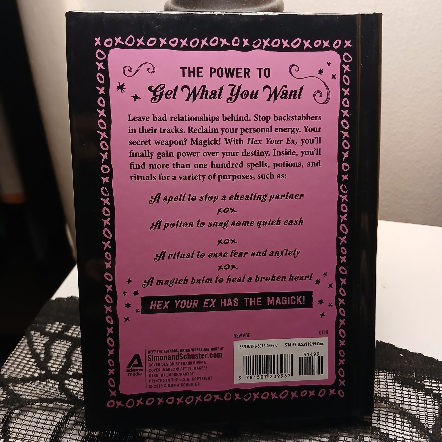 Hex Your Ex: And 100+ Other Spells to Right – Hardcover, by Adams Media – New