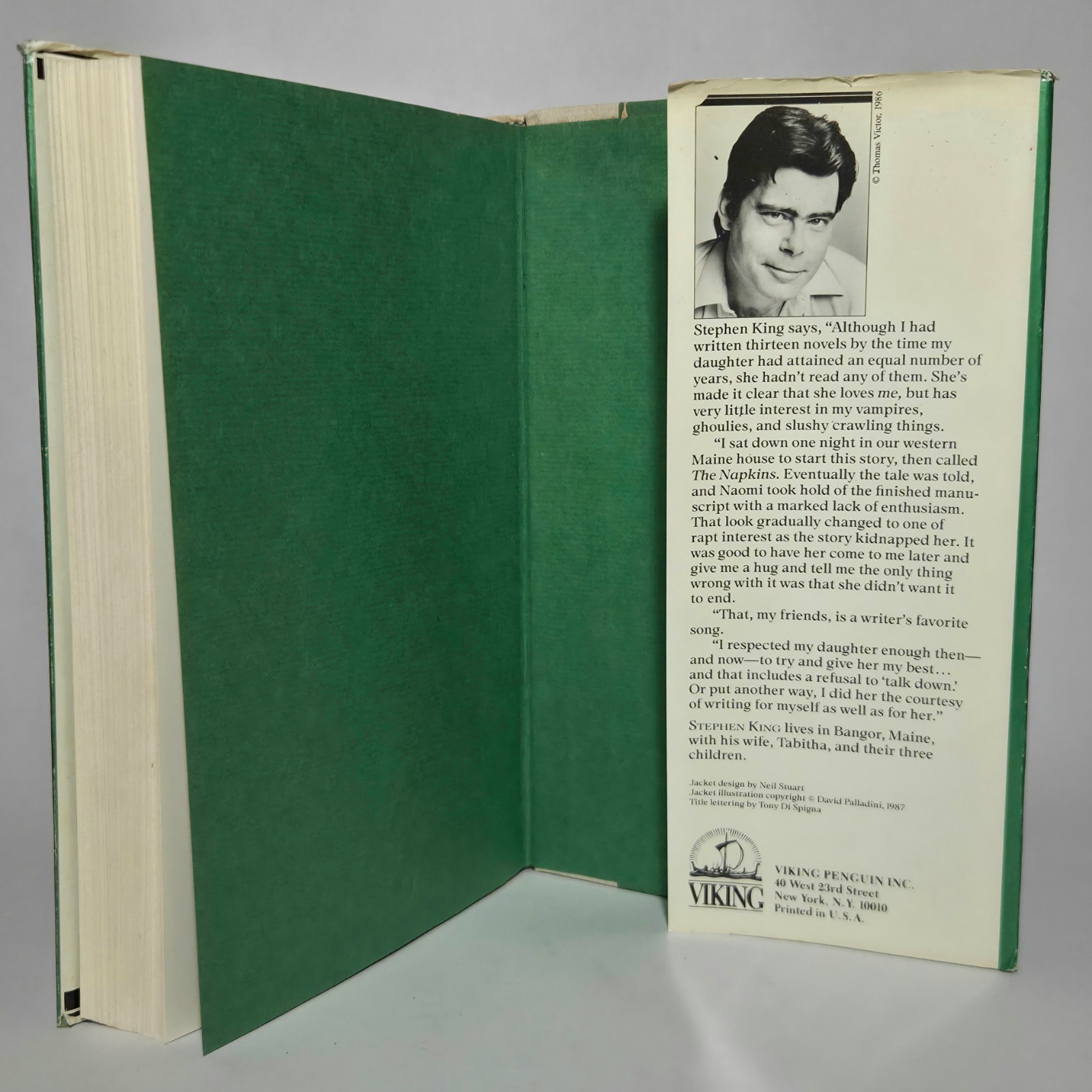 The Eyes of the Dragon Stephen King TRUE First Edition First Print HC $18.95 DJ