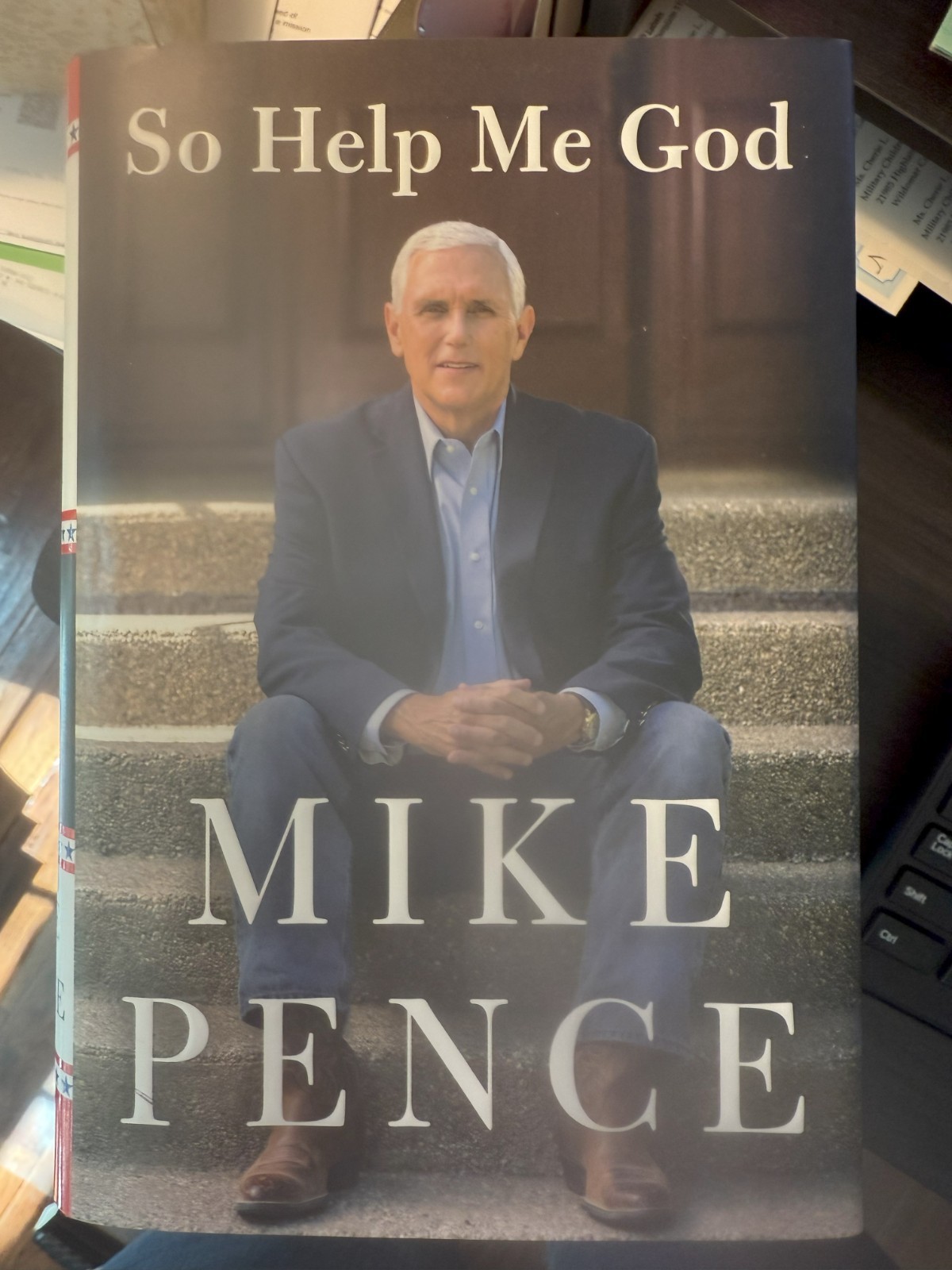 Vice President Mike Pence Autographed: “So Help Me God by Mike Pence”