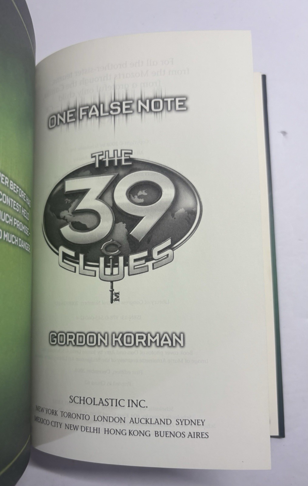 39 Clues Books 1, 2, 3, 8 and 10