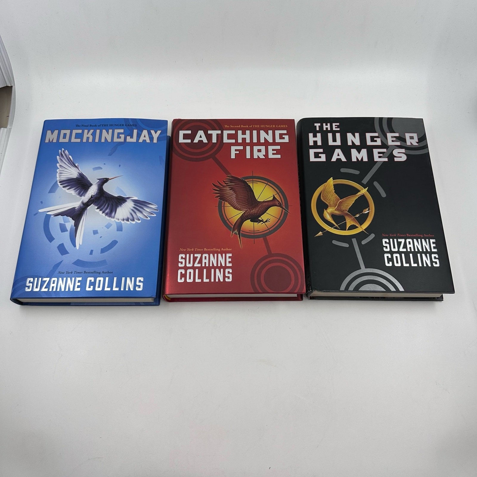 The Hunger Games Trilogy With Box by Suzanne Collins, Scholastic Press, Set of 3