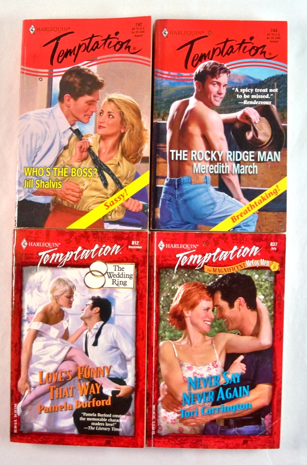Lot of 48 Vintage Harlequin/Silhouette ‘Desire’ & ‘Temptation’ Series Paperbacks