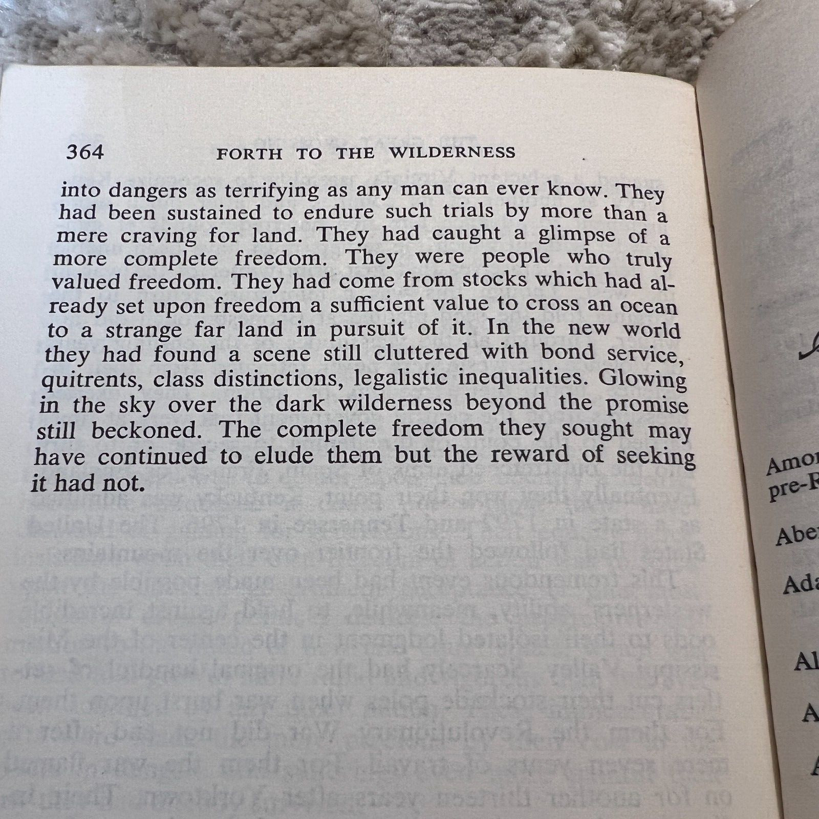 Forth To The Wilderness Frontier Paperback Book by Dale Van Every Mentor 1962