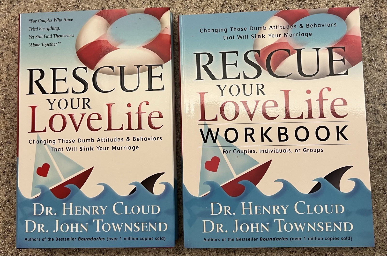 RESCUE YOUR LOVE LIFE NEW Book & Workbook Dr. Henry Cloud Dr. John Townsend