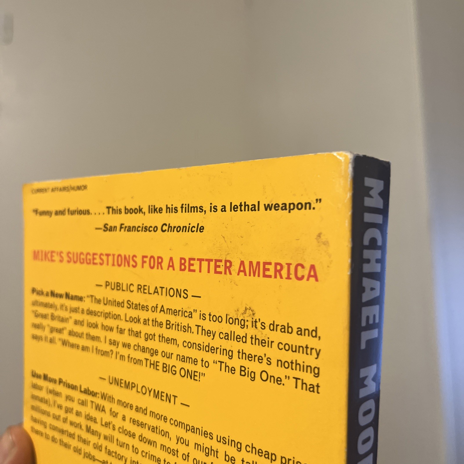 Downsize This Michael Moore Political Humor Essays Book