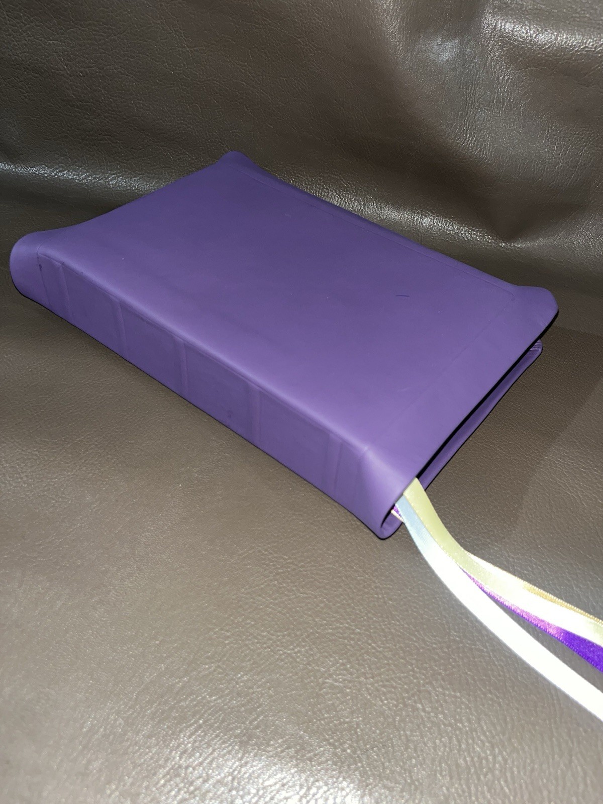 Filament Bible NLT Original Single Column Rebind Purple Goatskin
