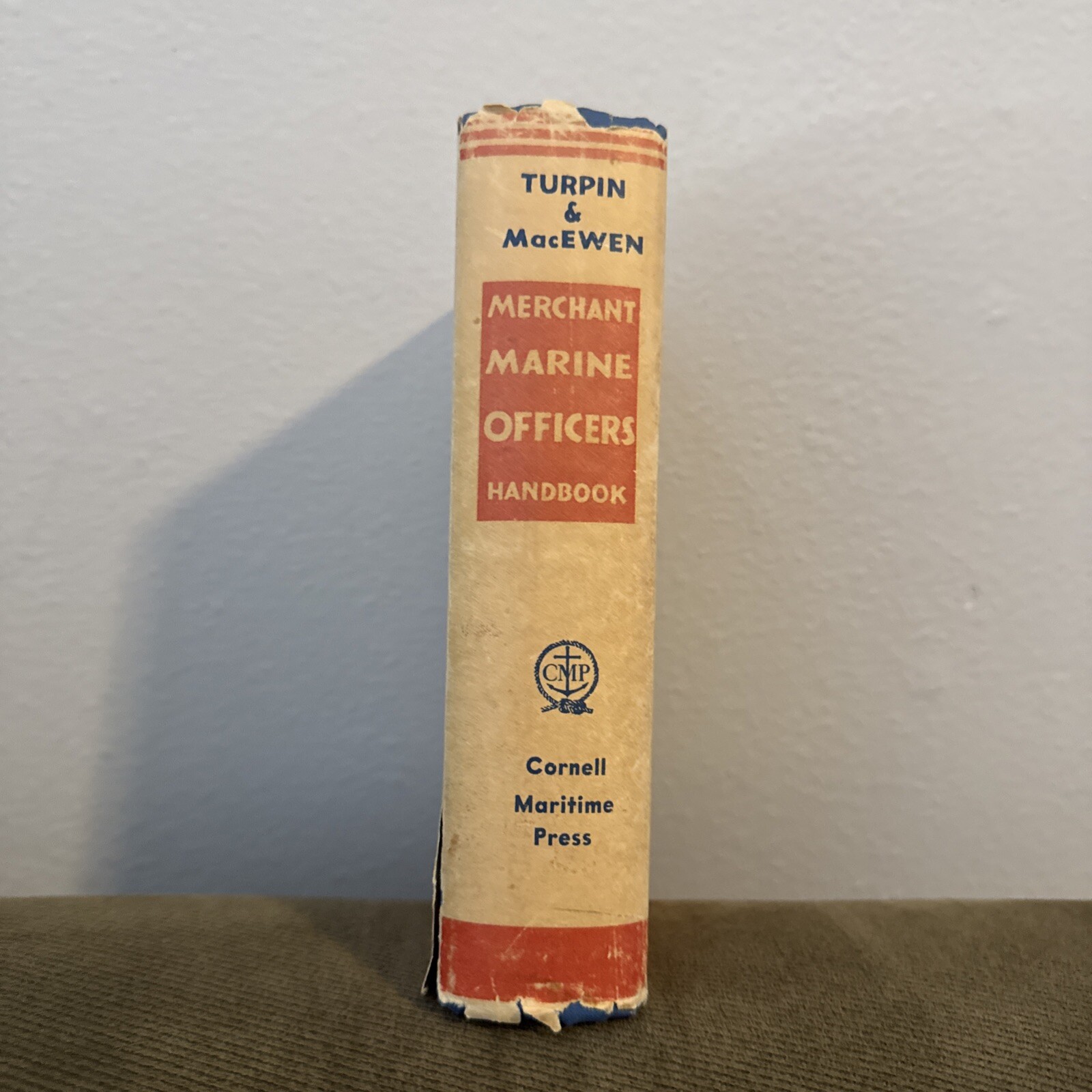 Vintage 1950 Merchant Marine Officers’ Handbook With Sleeve by Macewen William A