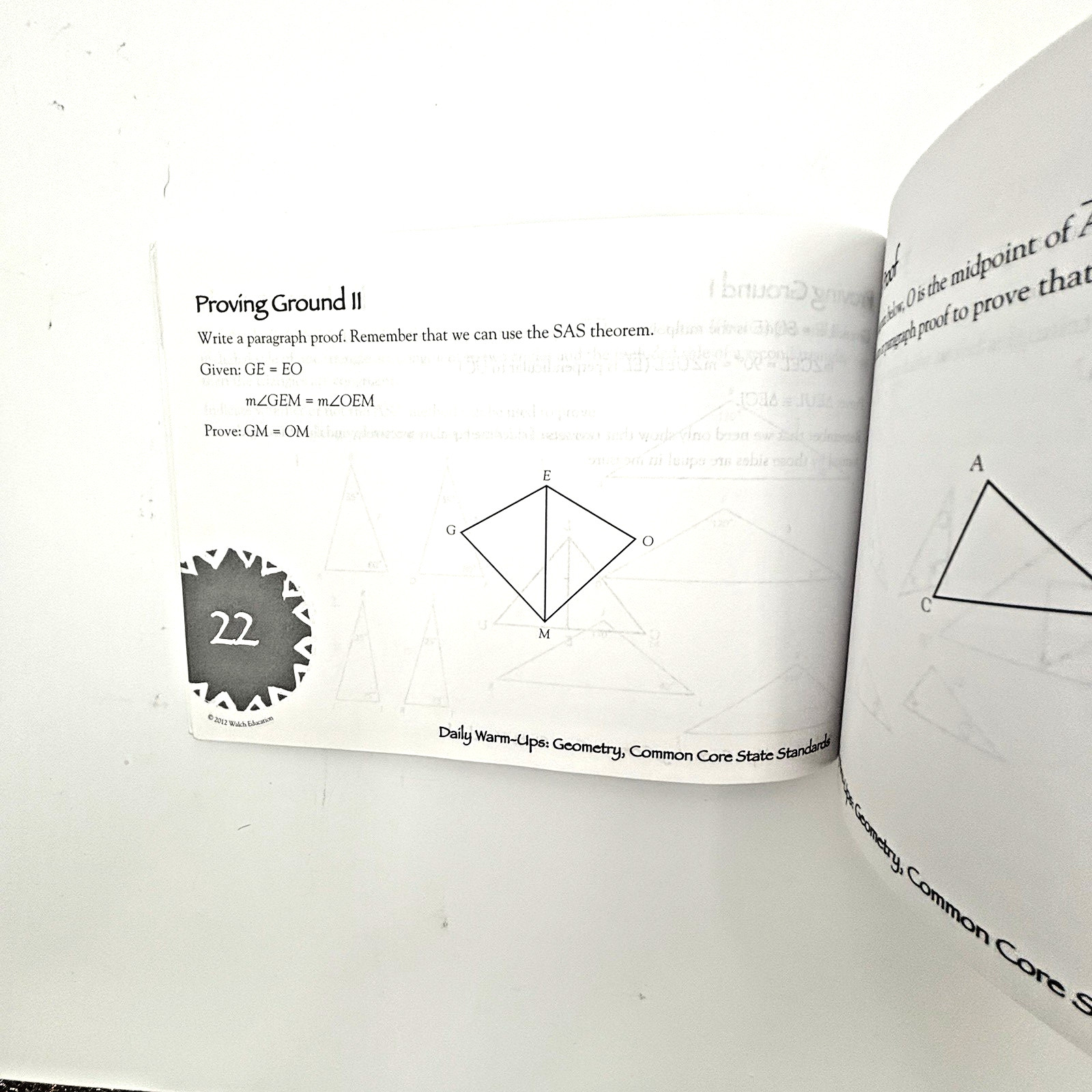 Daily Warm-Ups Geometry – 150+ CCSS Activities, Walch Education (2012, PB)