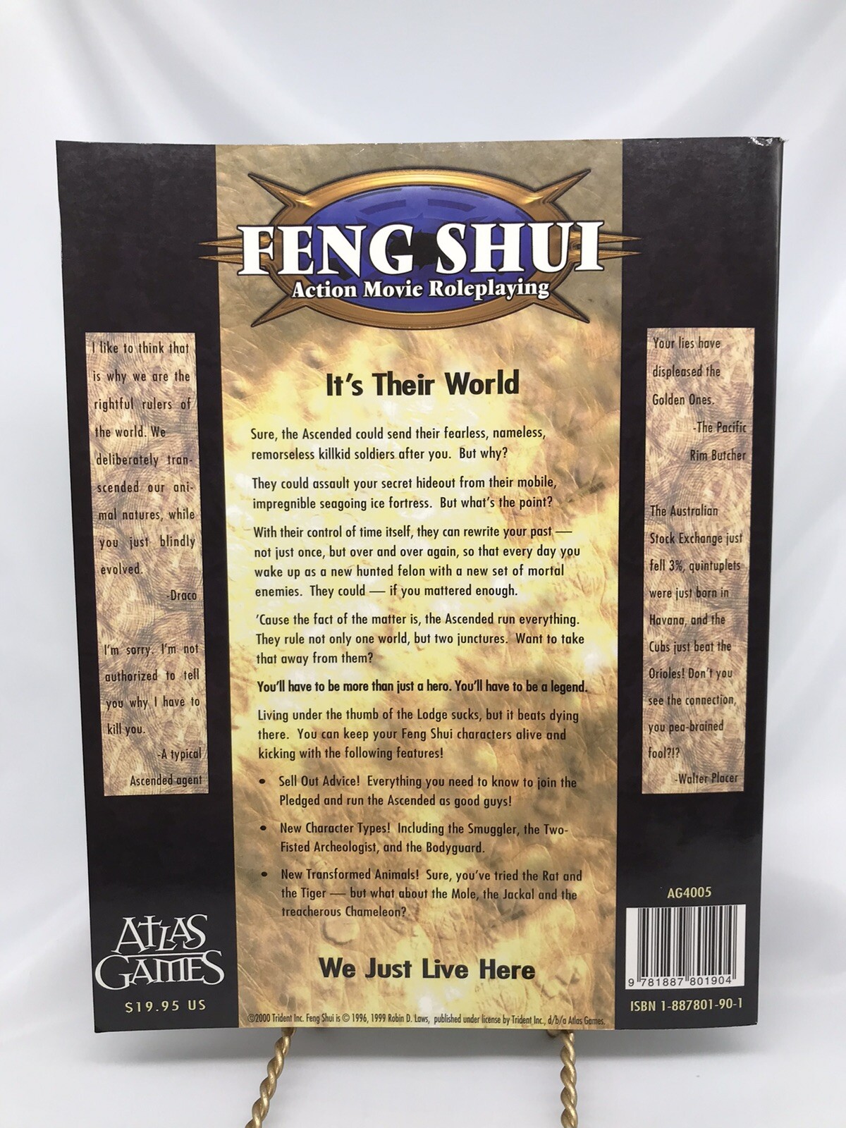 Seal of the Wheel : The Ascended Sourcebook | Feng Shui / Atlas Games | 2000