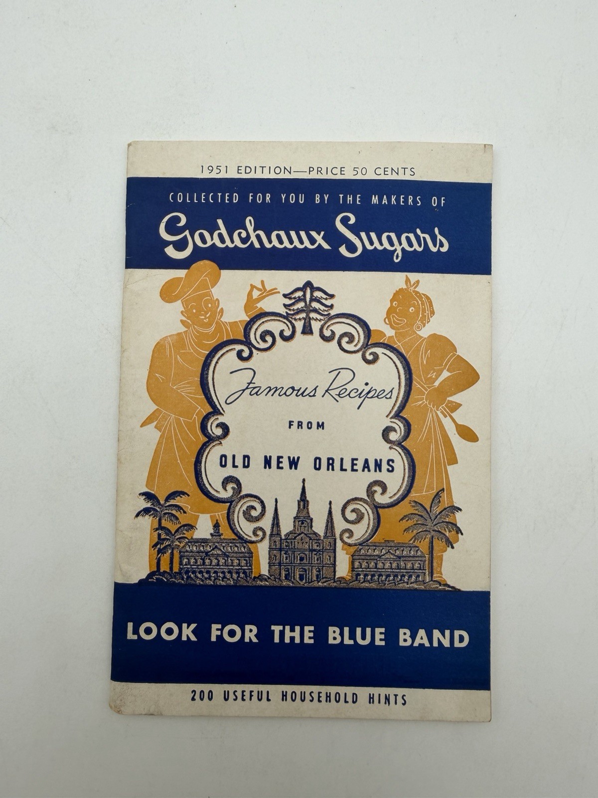 1951 Godchaux Sugars New Orleans Cookbook Creole Recipes VTG