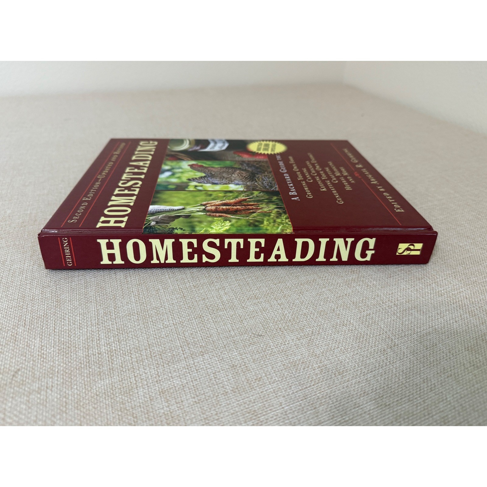 Homesteading Backyard Guide Abigail Gehring 2nd Ed. Hardcover Sustainable Living