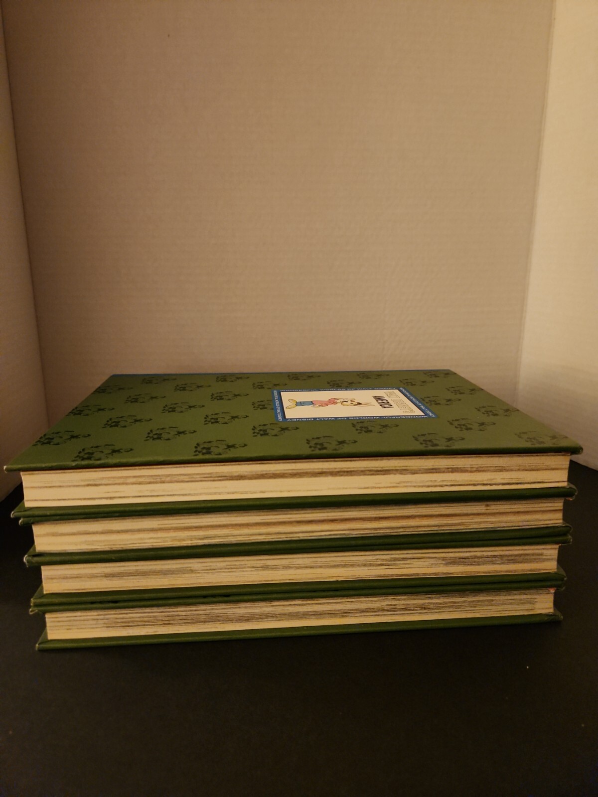 1965 Vintage The Wonderful Worlds of Walt Disney 4 Vol Box Set Golden Press