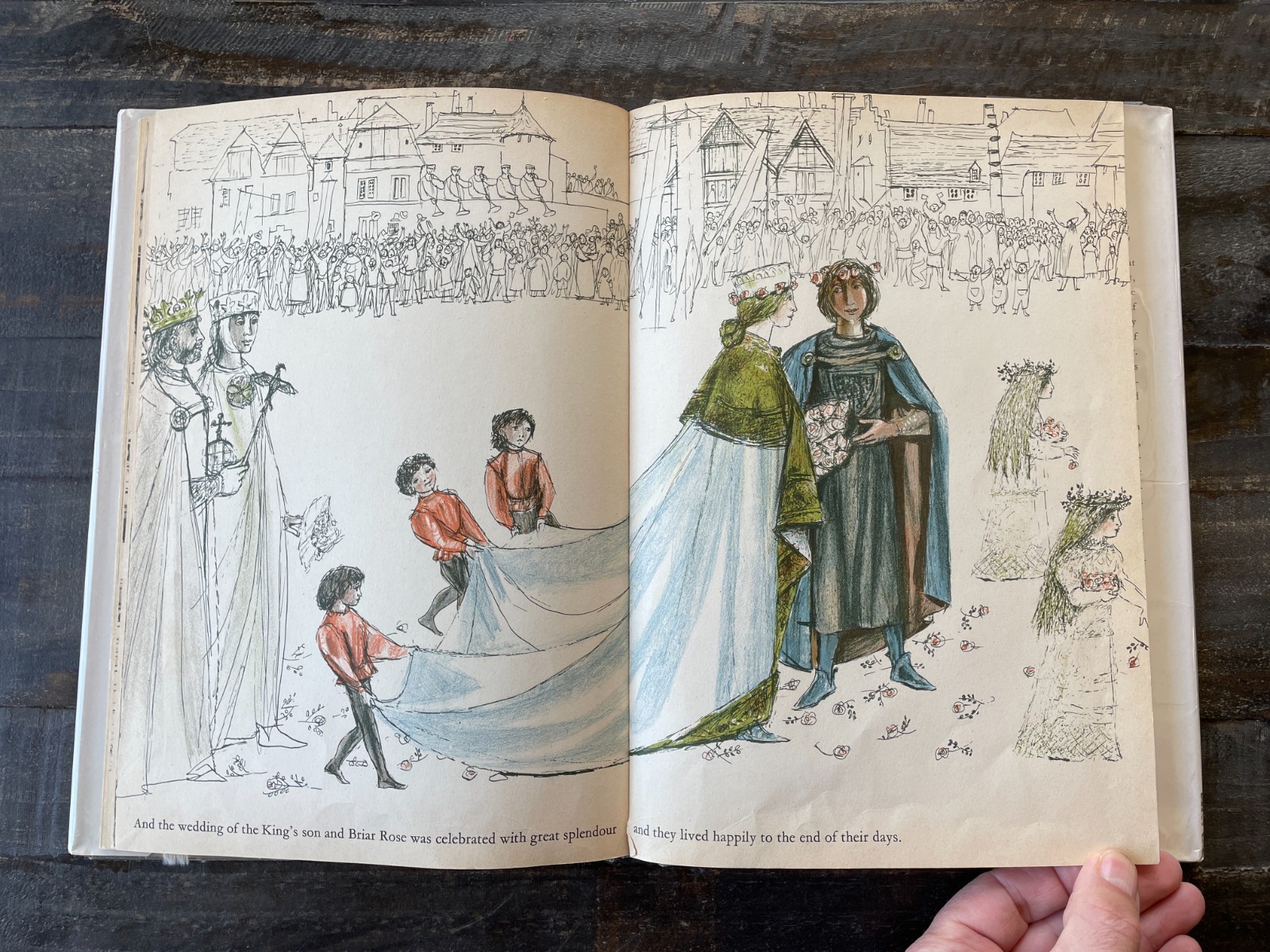 THE SLEEPING BEAUTY Felix Hoffmann 1960 Harcourt Brace and Company