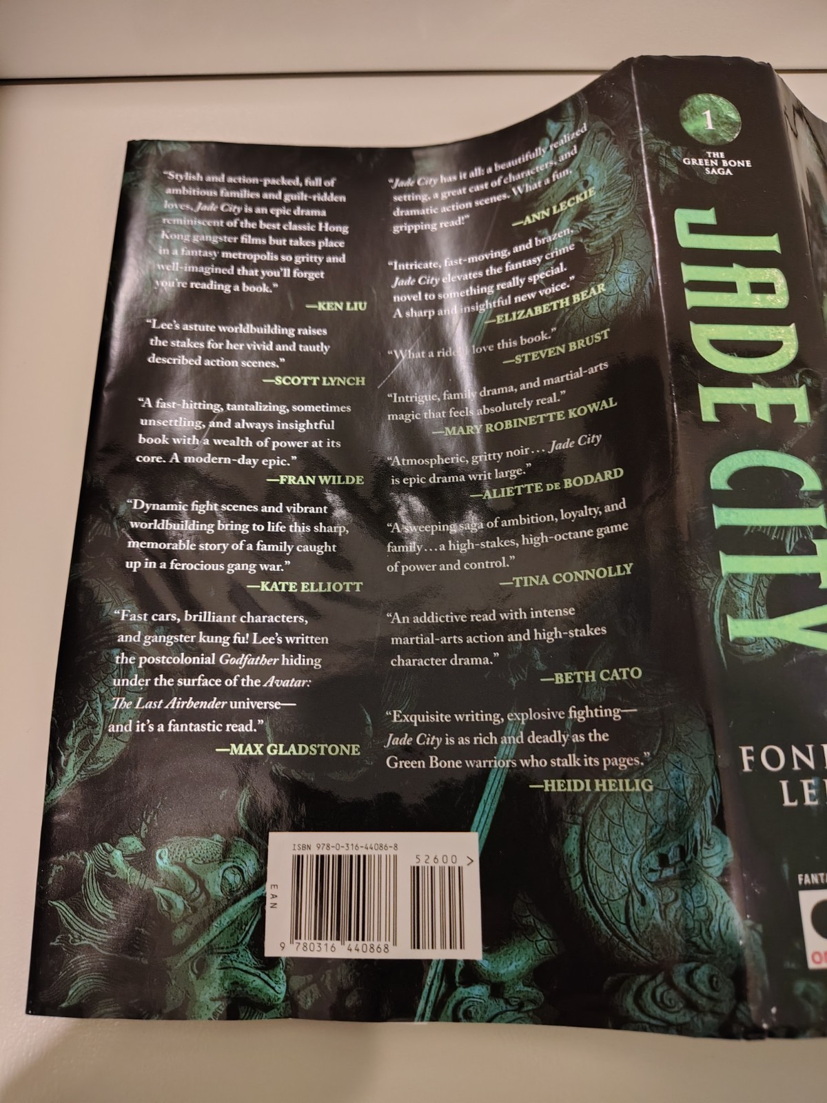 Jade City – Fonda Lee (Hardcover) True First Edition/Print, 1st/1st, $26.00, GD