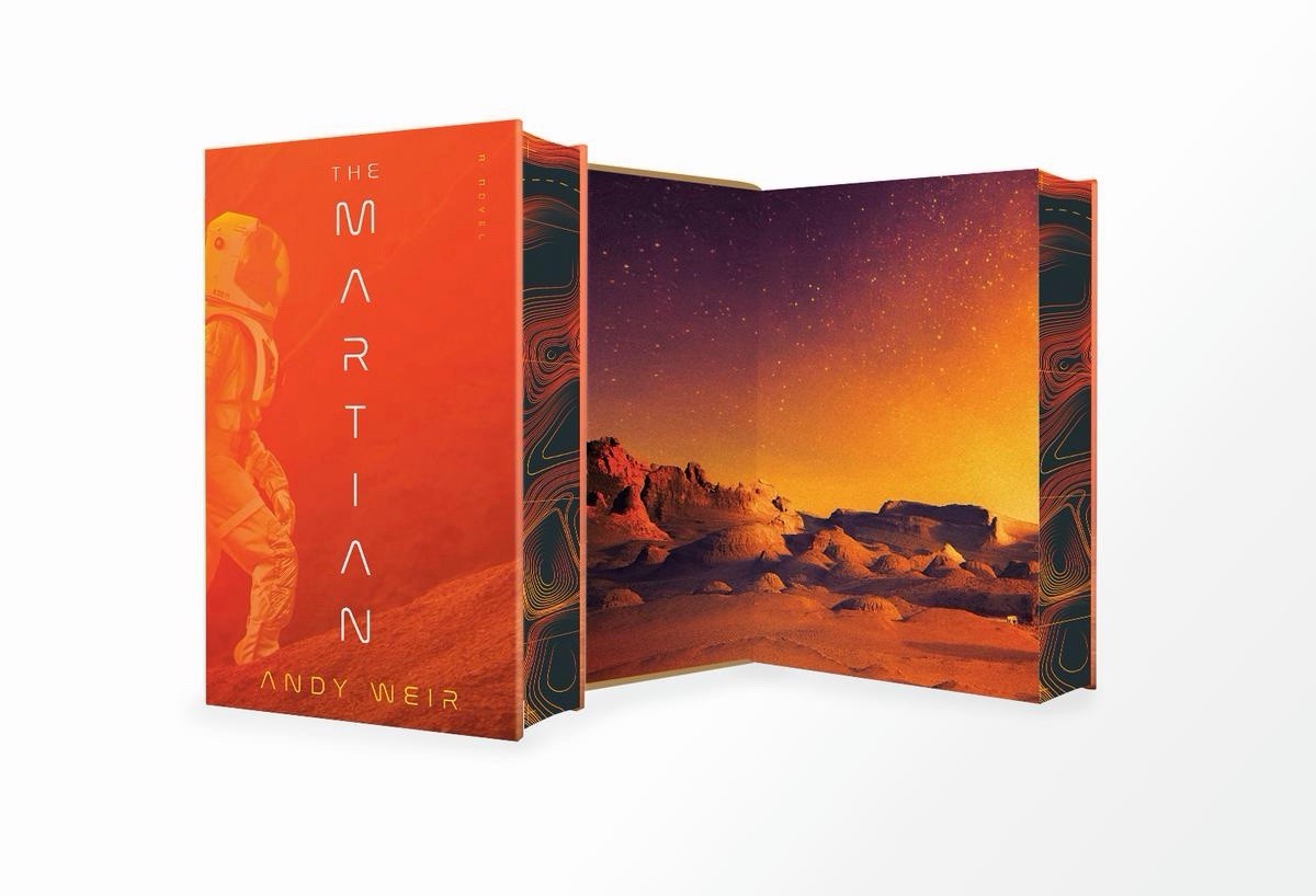 SIGNED ANDY WEIR THE MARTIAN DELUXE EDITION HARDCOVER BOOK AUTOGRAPHED