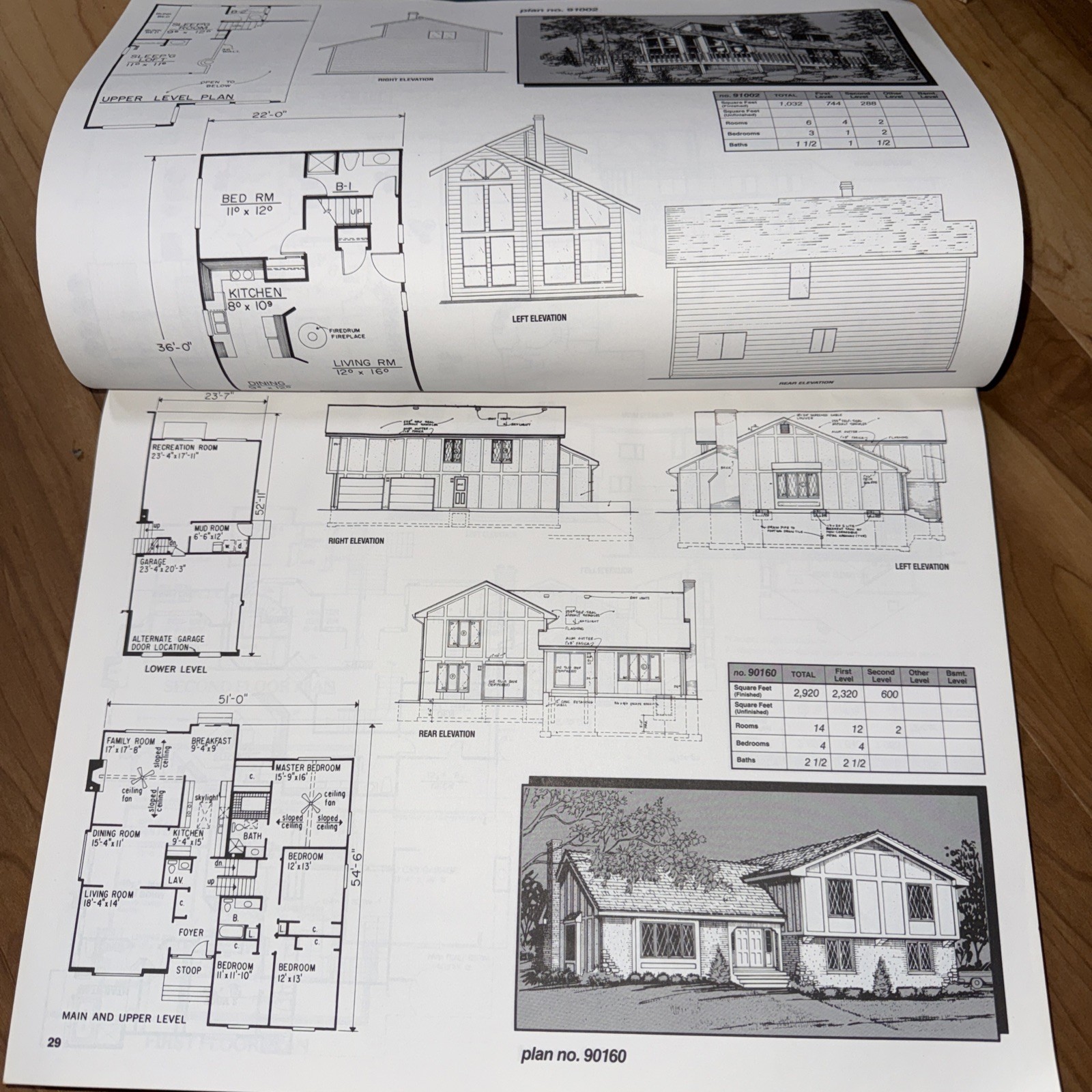 VINTAGE 1987 HOME PLANS PLAN BOOKS By Garlinghouse Company, House Building Book