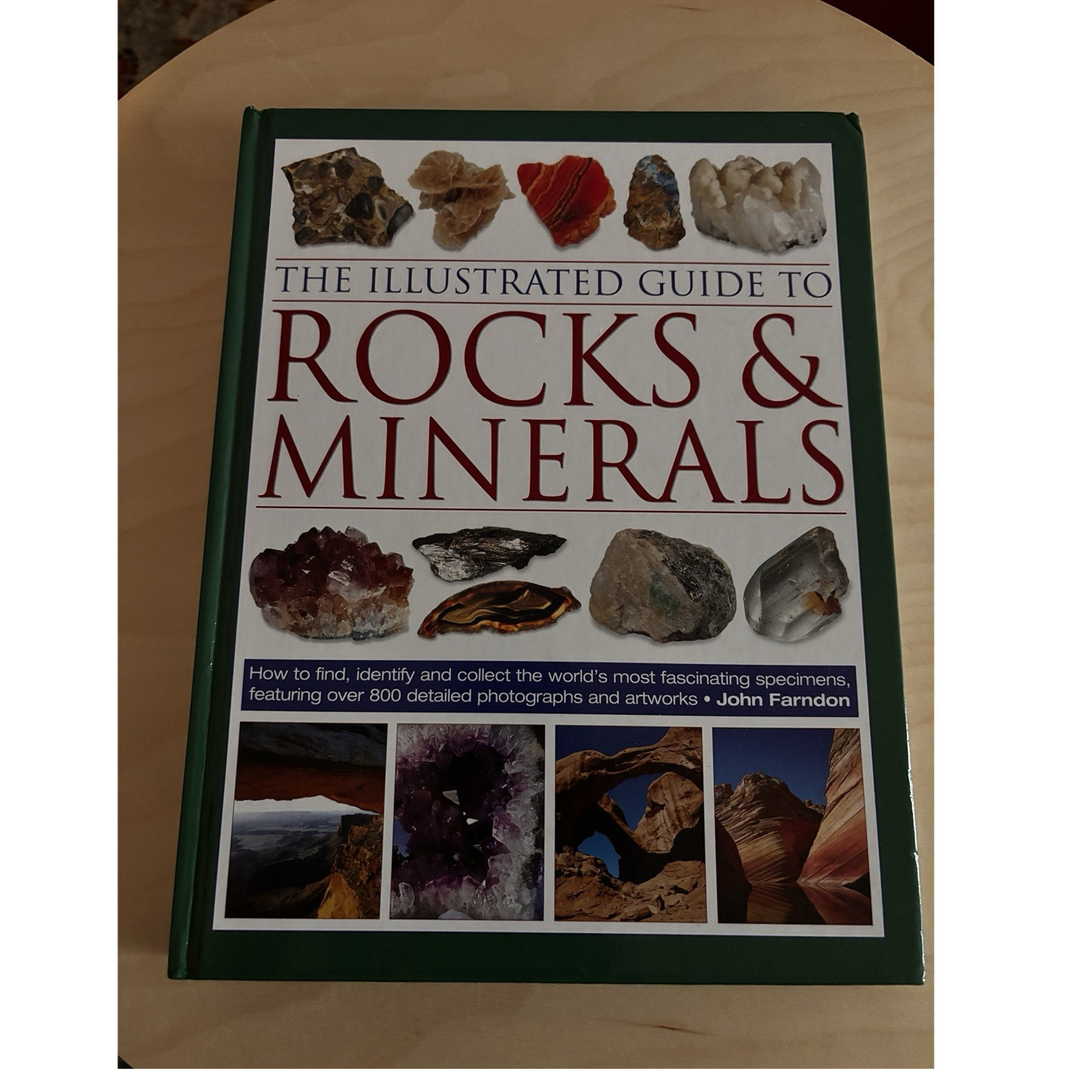 Illustrated Guide to Rocks & Minerals John Farndon Hardcover Anness 2018
