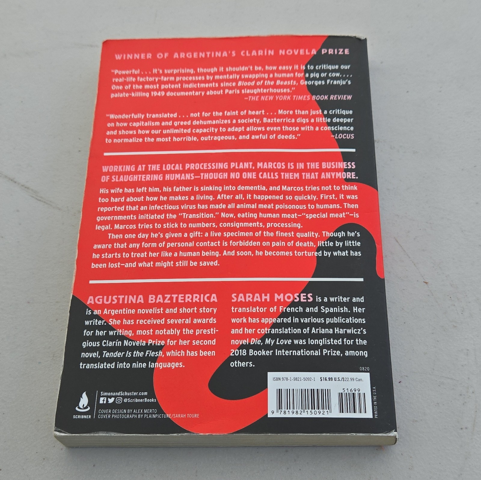 Tender Is the Flesh Agustina Bazterrica Trade Paperback 2020 Scribner