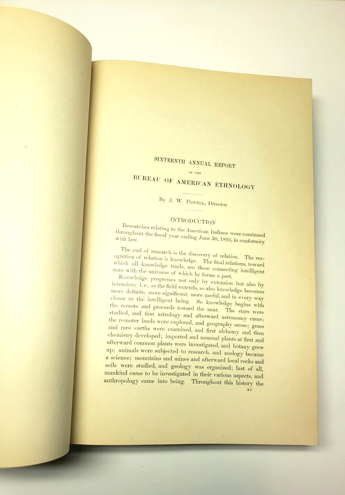 American Indian Ethnology Sixteenth 16th Annual Report 1894 -1895