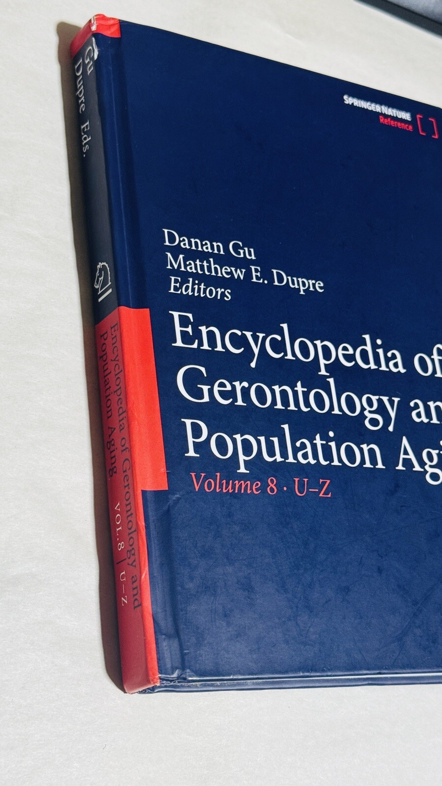 Encyclopedia of Gerontology and Population Aging Volume 8 U-Z English Hardcover