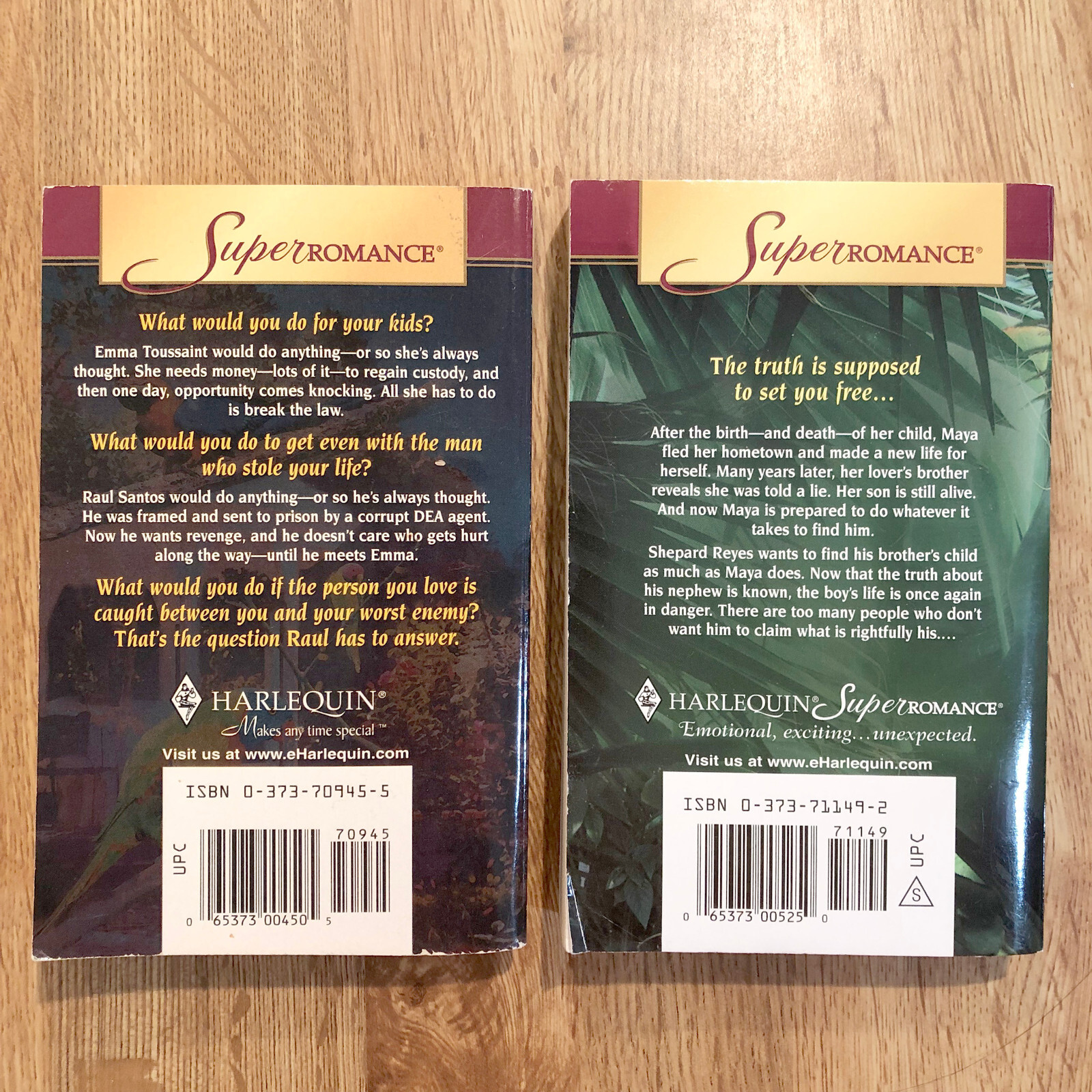Harlequin Superromance Paperback Romance Books 6 Multiple Authors 1990s 2000s