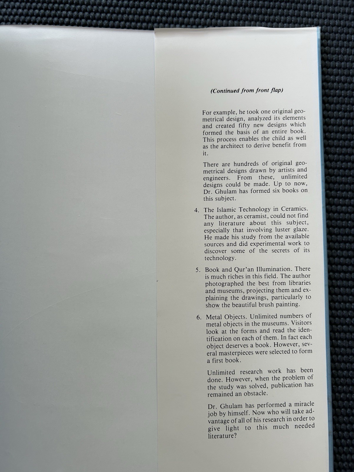 The Art of Arabic Calligraphy Hardcover – 1982 by Dr. Yousif Mahmud Ghulam
