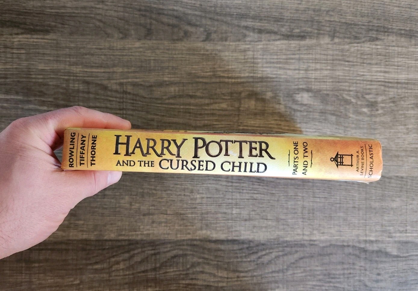 Harry Potter and the Cursed Child Parts 1 & 2 First Edition Hardcover Script