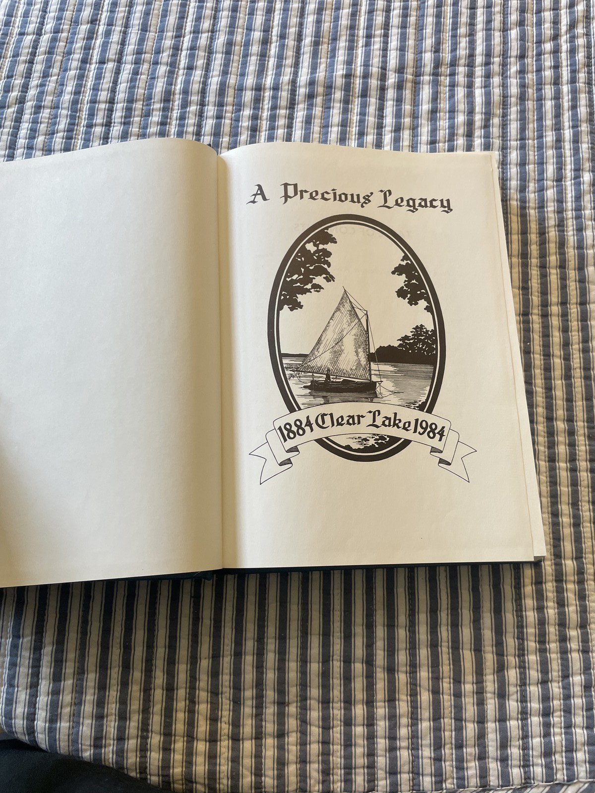 A Precious Legacy Clear Lake 1884-1984 Local History Book South Dakota