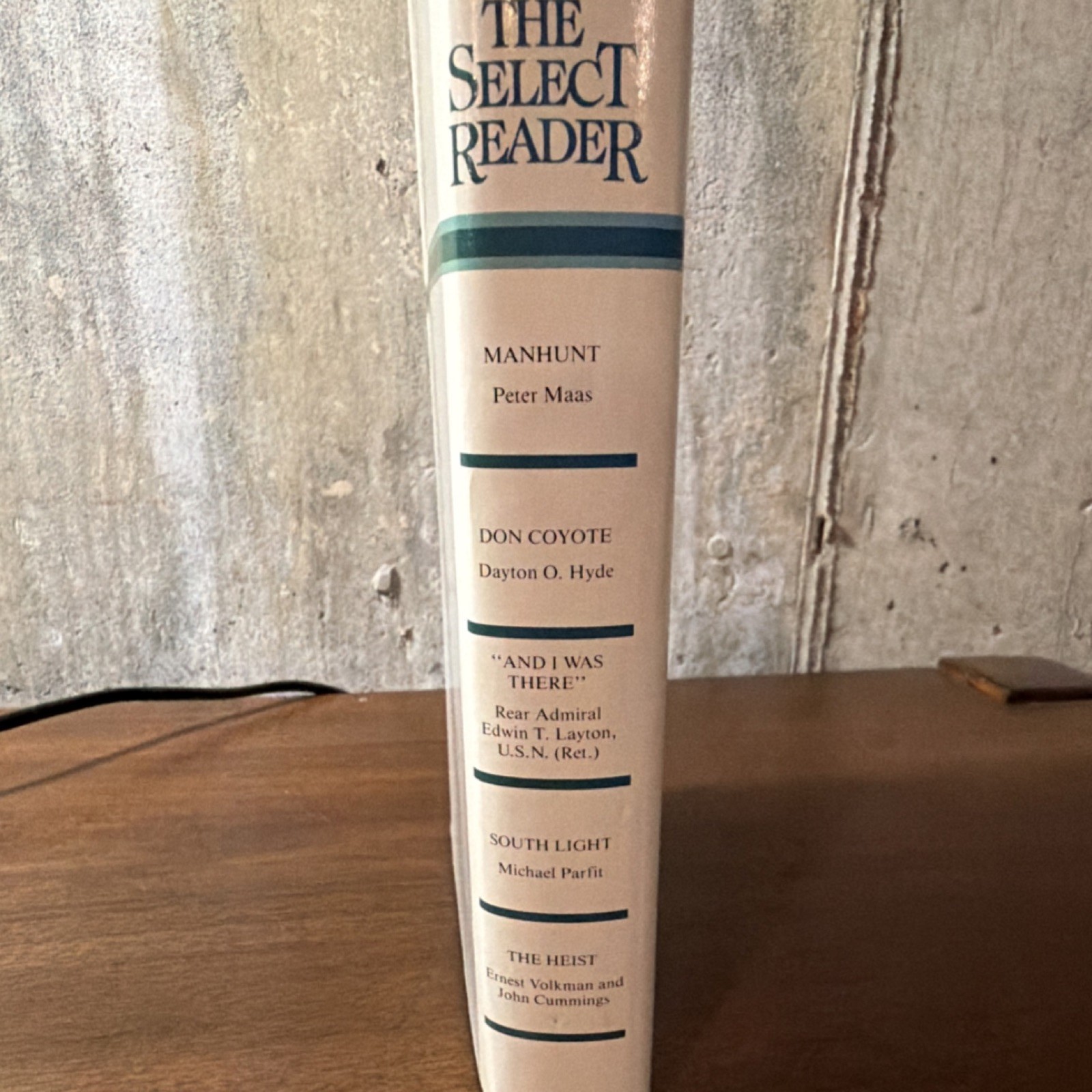 TSR The Select Reader, HC 1986 DJ, Nonfiction True Crime History Travel