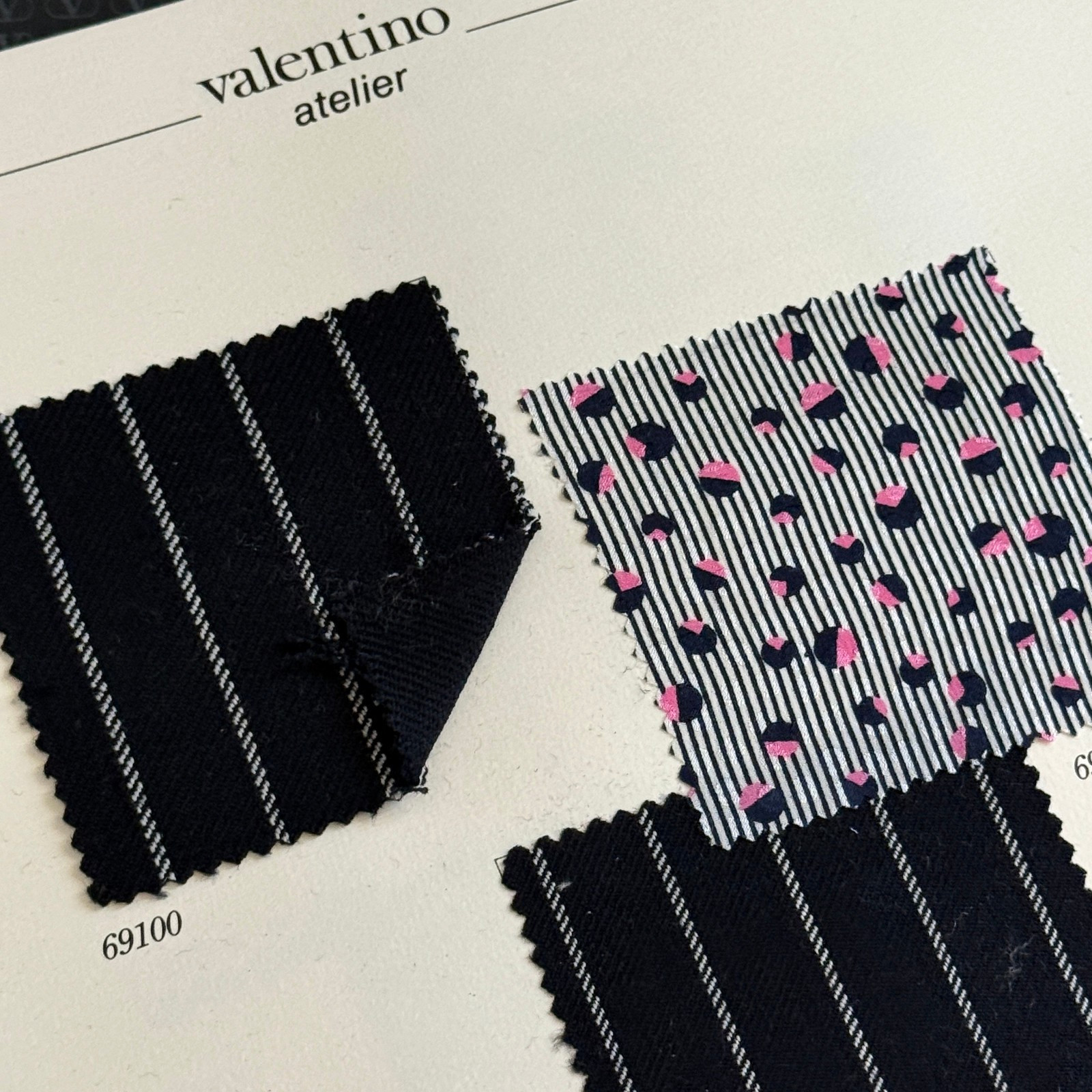 Valentino Atelier 1986 Swatch Book #115 – Vintage Spring Summer Haute Couture