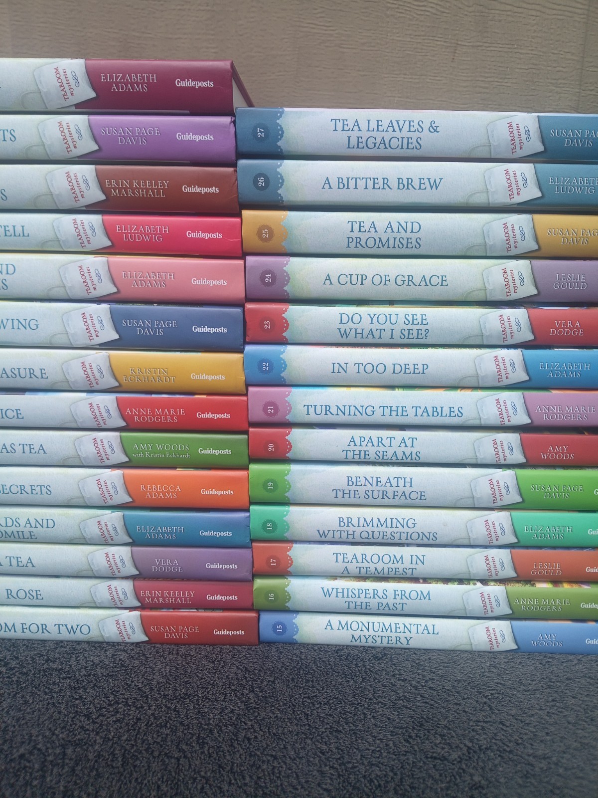 Complete Set 27 Guideposts TEAROOM MYSTERIES 1-27 VG Cnd HC Fst Ship