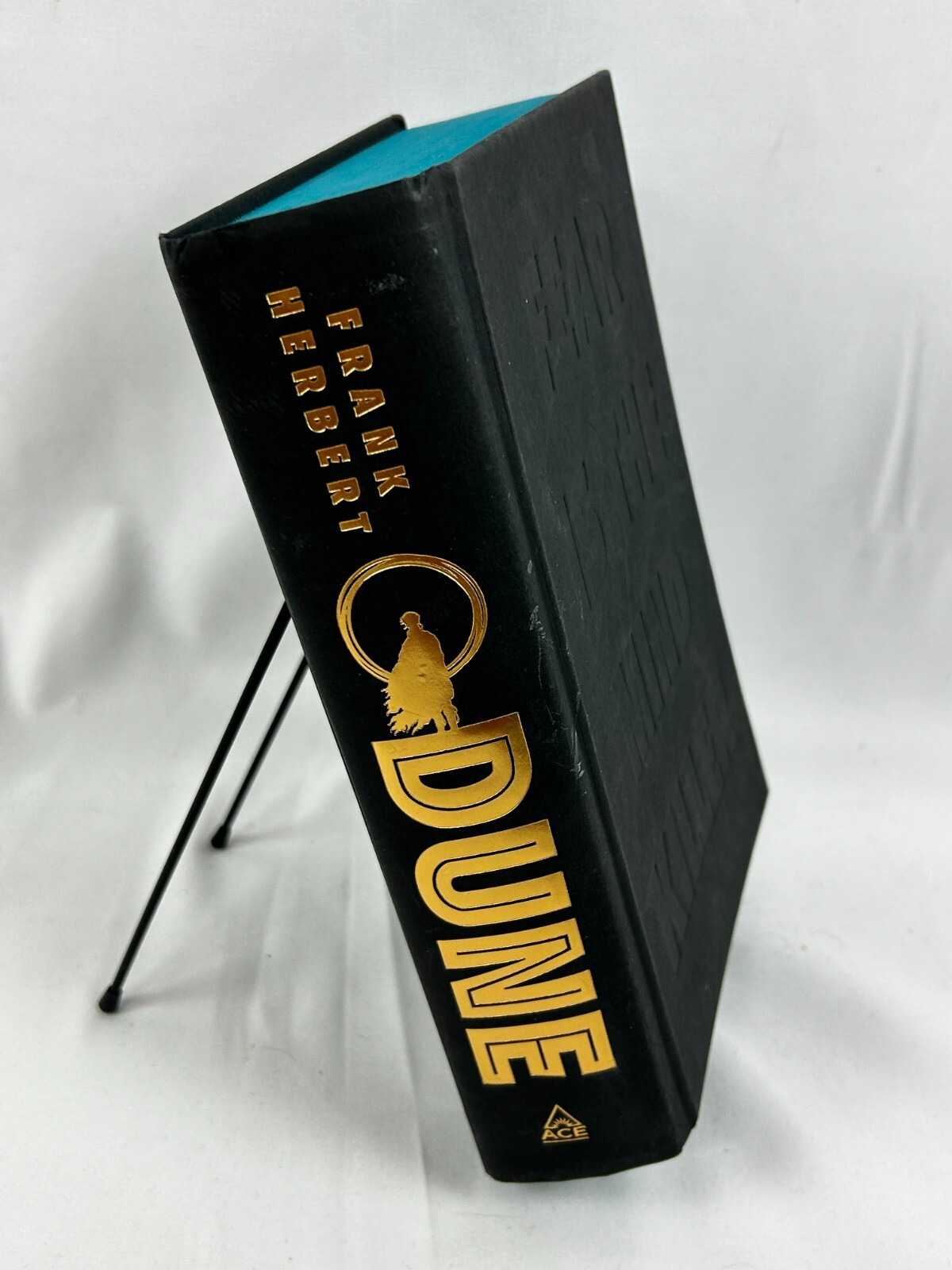 DUNE by Frank Herbert Deluxe Hardcover Dust Jacket Poster Stained Edges