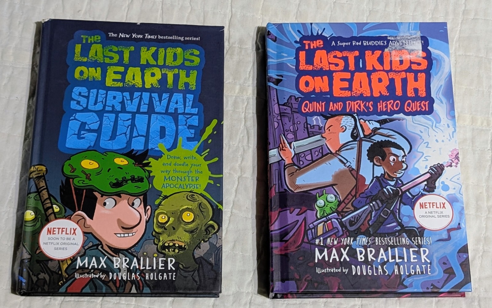 Lot of 6 – The Last Kids on Earth Series books by Max Brailler – Hardcovers VG+