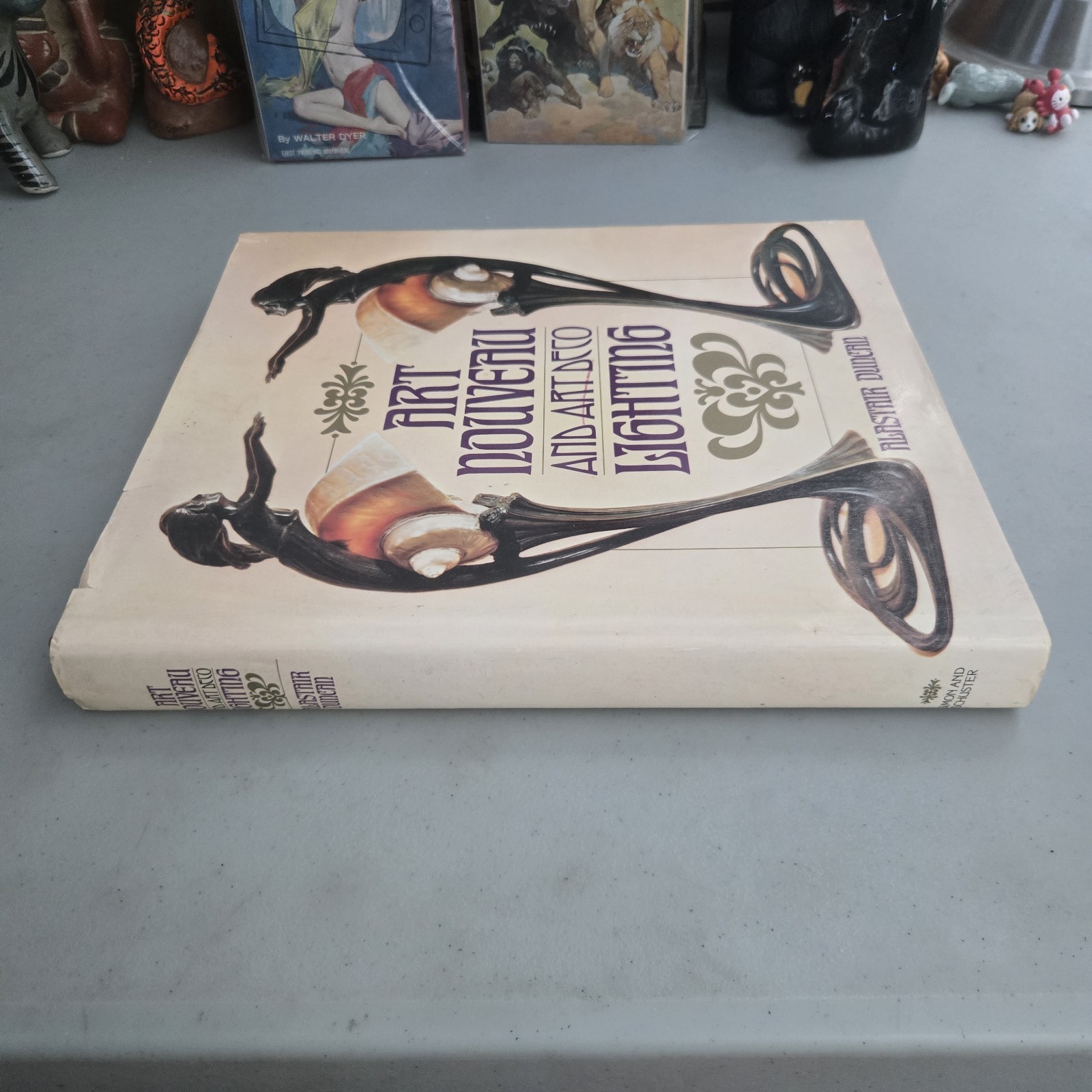 Art Nouveau and Art Deco Lighting by Alastair Duncan 1st Ed HCDJ 1978