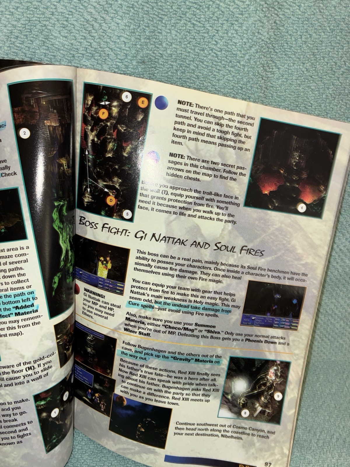 Final Fantasy VII 7 Official Strategy Guide PS1 Paper Back Read Description
