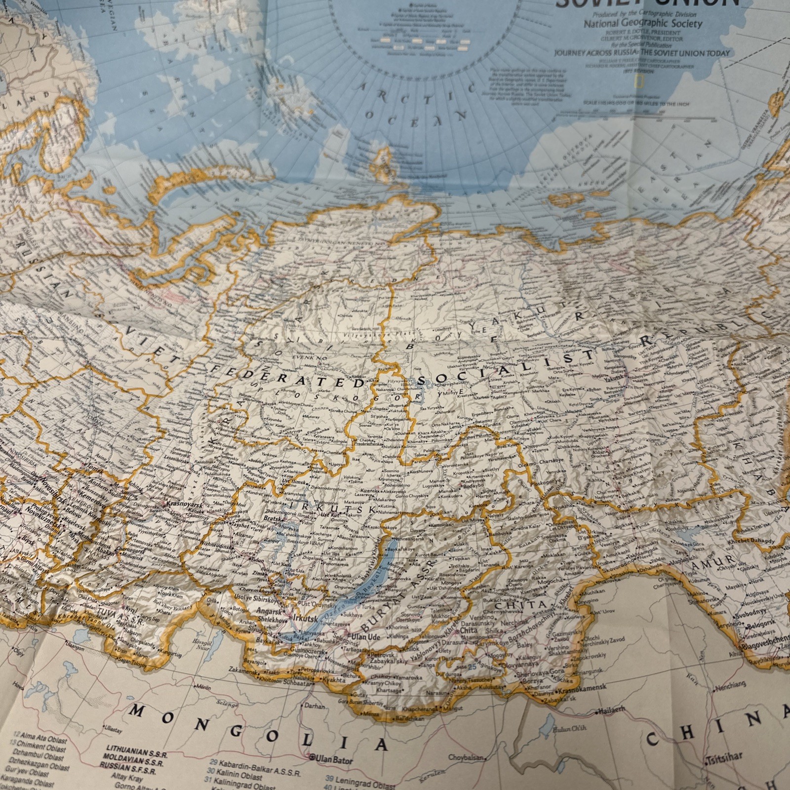 Journey Across Russia : The Soviet Union Today by Bart McDowell (Hardcover)