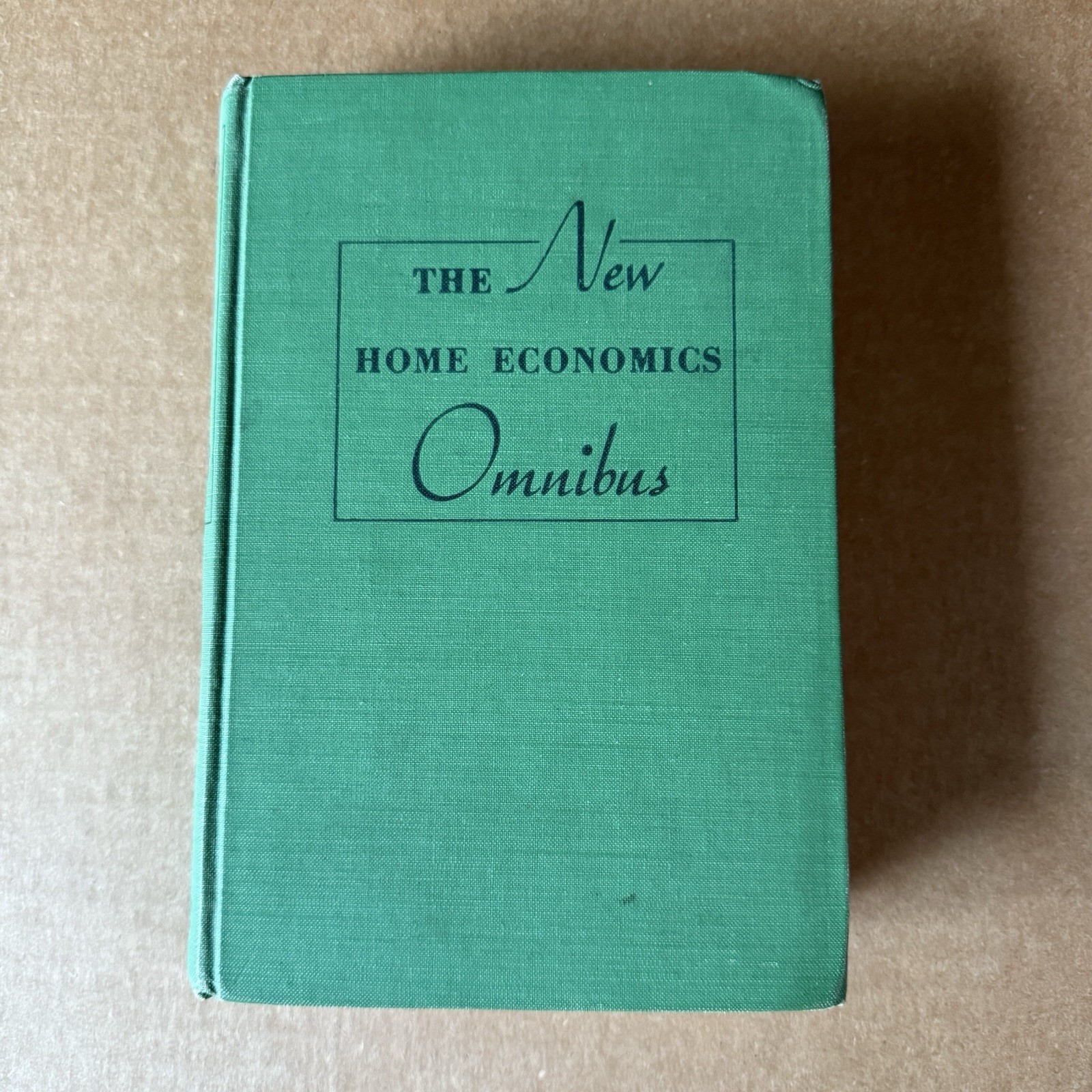VTG Home Econmics/Homemaker’s Guide 1941 “The New Home Economics Omnibus” Read