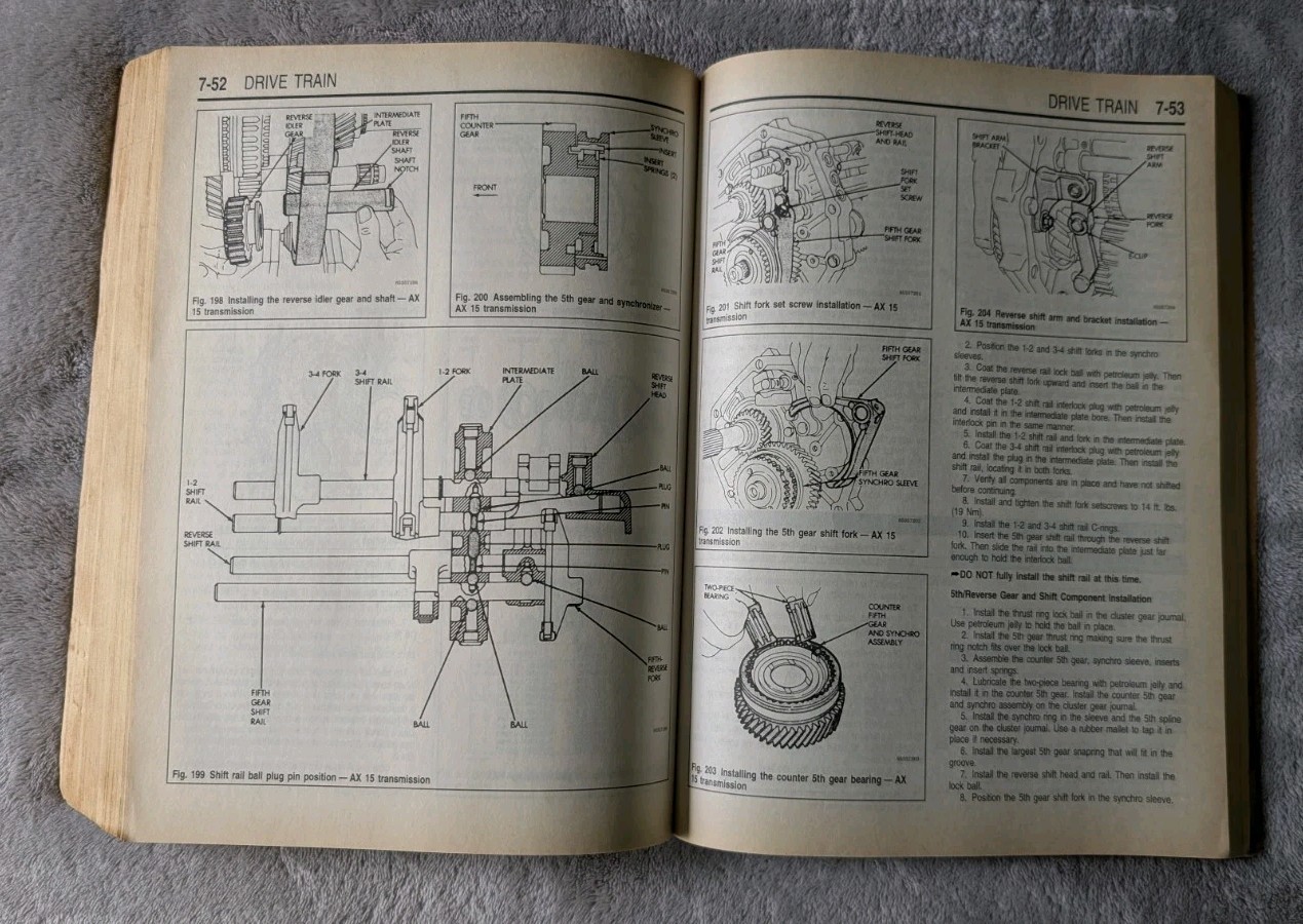 Chilton (Part No. 8535) Jeep Wrangler/YJ 1987-94 Repair Manual ~ Total Car Care