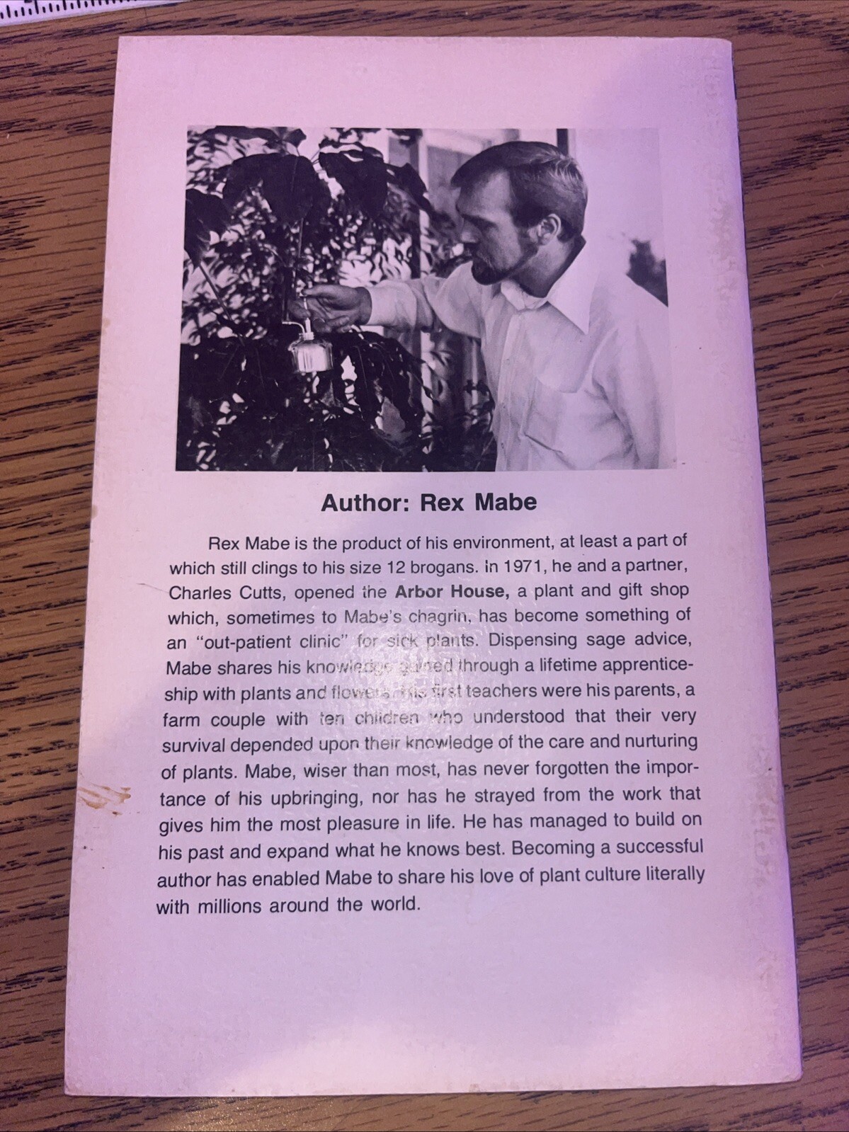 1976 Sex and the Single Plant Propagation Booklet Rex Mabe Potpourri Press