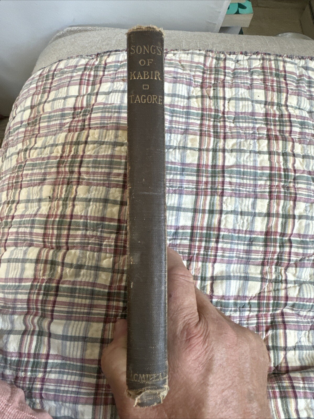 Rare Songs of Kabir by Rabindranath Tagore, 1916 McMillan company H/C Book