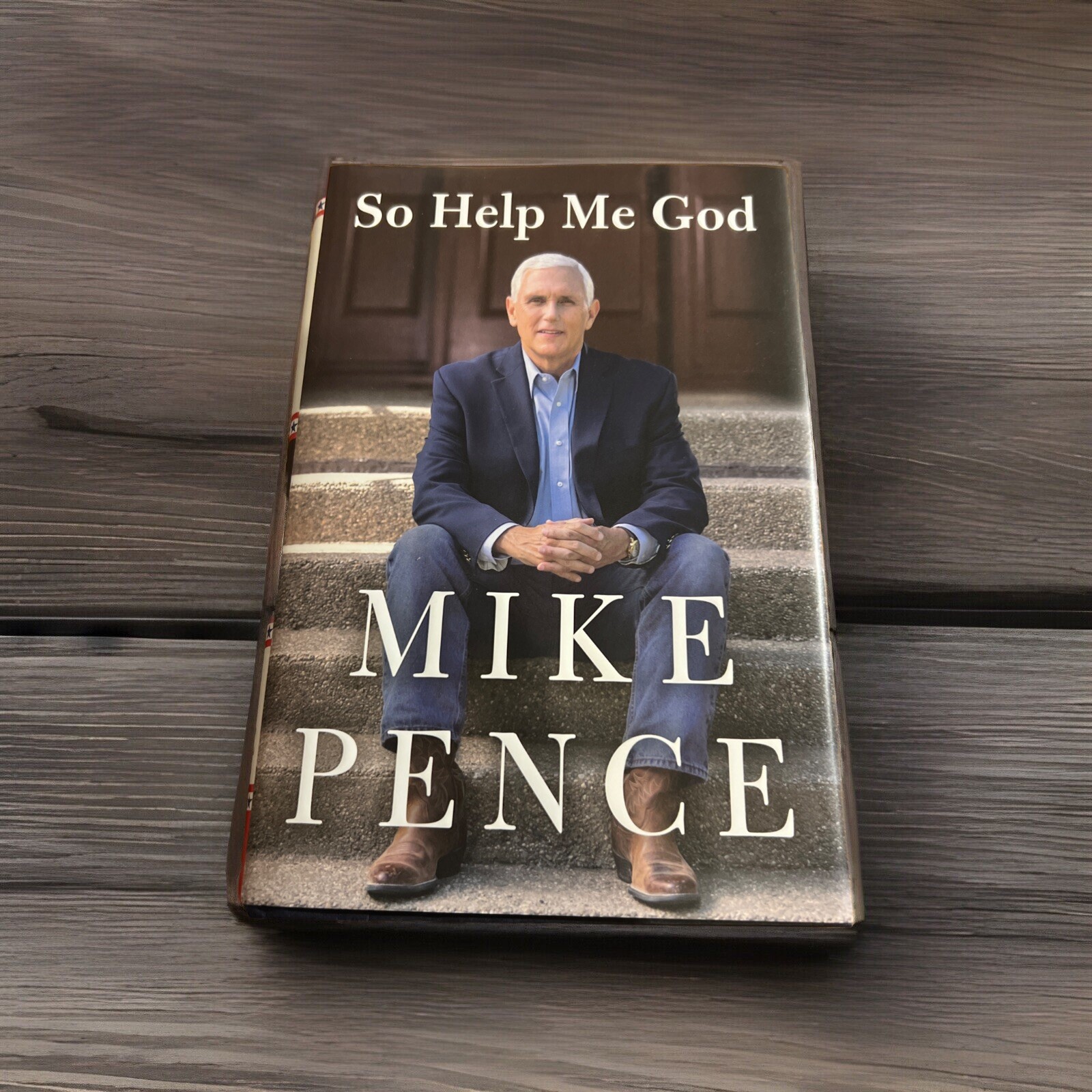 Mike Pence – SIGNED Book So Help Me God AUTOGRAPH Vice President hardcover 2024